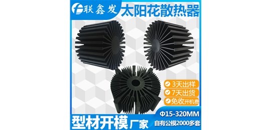 自有2000款太陽花散熱器公模，隨（suí）時開機拉料-就隻有91视频网站公司！